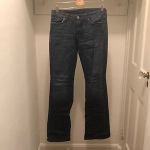 *7 For All Mankind*. Flynt Bootcut Jeans.